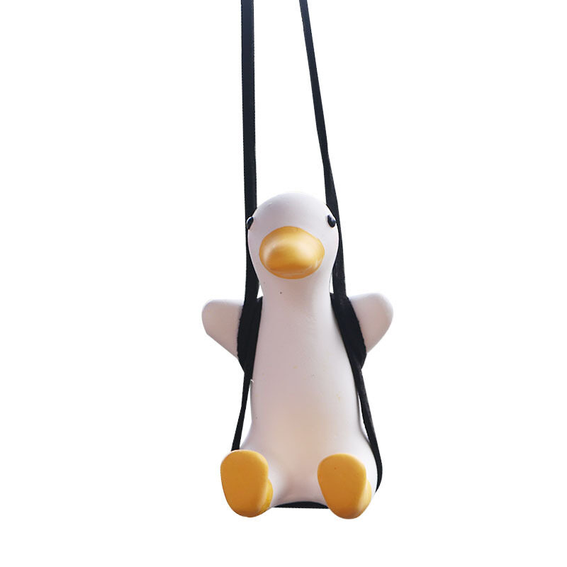 Car Swing Duck Automobile Hanging Ornament Car Rearview Mirror Pendant To Swing Duck Automobile Hanging Ornament