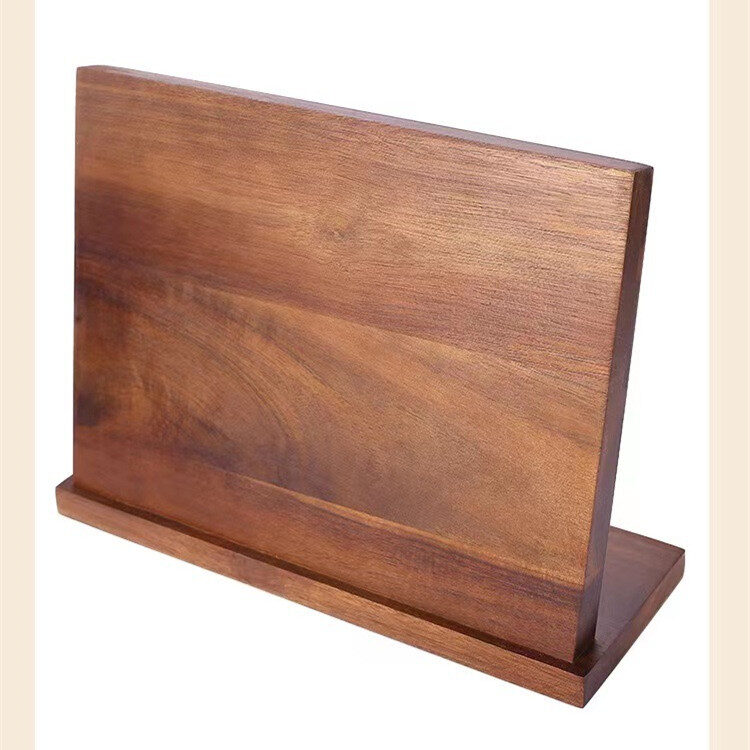Solid Wood Magnetic Knife Holder Kitchen Creative Multifunctional
