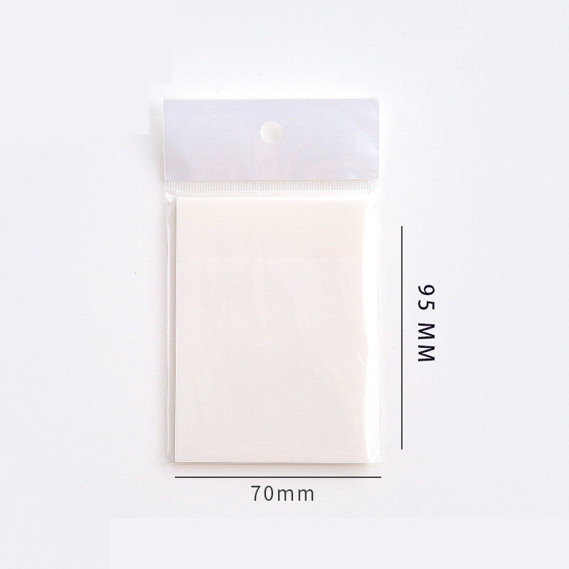 PET Transparent Post-it Notes Waterproof Material Sticky