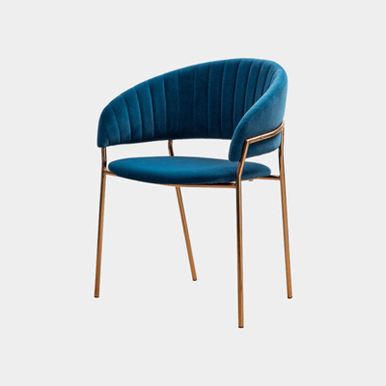Gold Plated Makeup Chair Dining Room