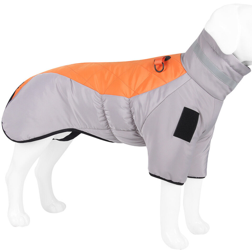 New Pet Dog Clothes Thickened With Reflective Warmth