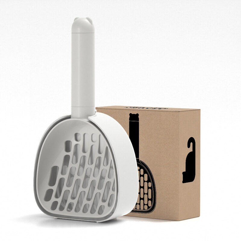 Cat Litter Scoop Plastic Cats Poop With Base