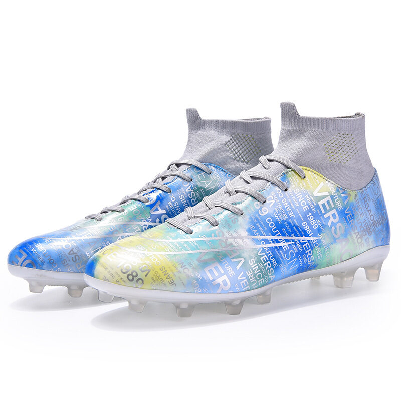 High Top Soccer Shoes Boys And Girls Tf