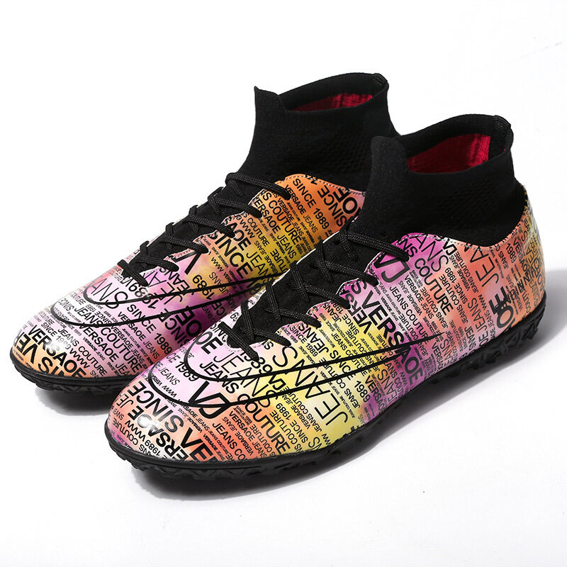 High Top Soccer Shoes Boys And Girls Tf