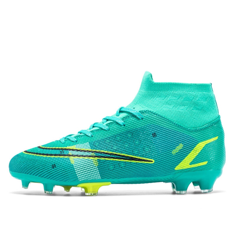 Football Boots Men's High Top AG Spike Artificial