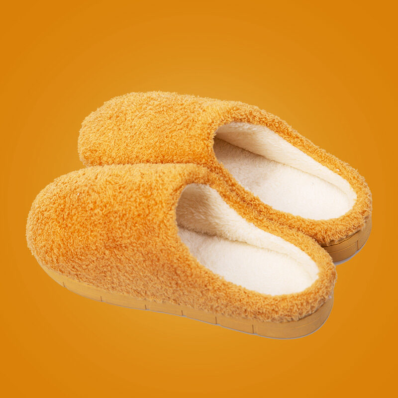 Furry Slippers Soft Winter Bedroom Women