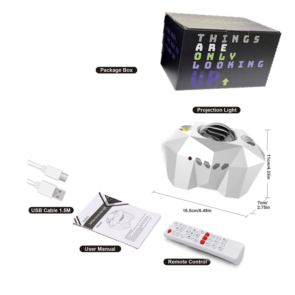 Usb Water Pattern Bluetooth Music Ocean Star Projector