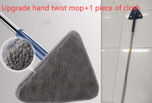 Extendable Triangle Mop 360 Rotatable Adjustable 110 Cm