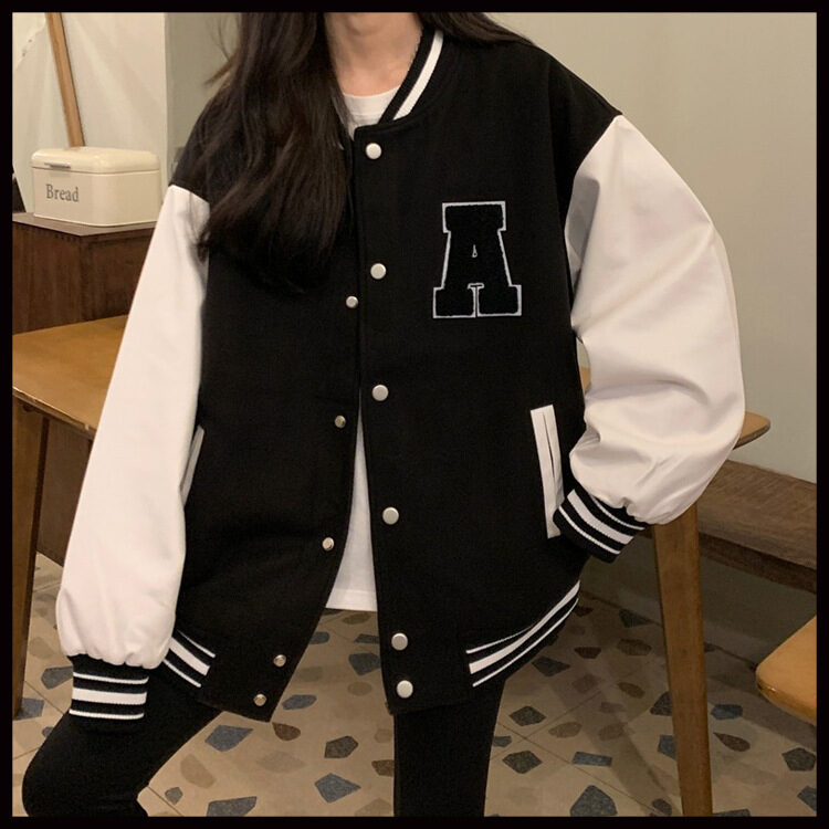 New Loose And Slim Tops Long-sleeved Jackets Short