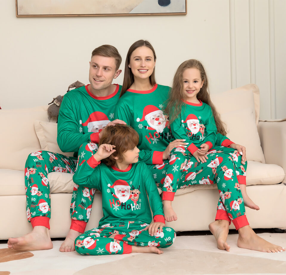 Christmas Pajamas For Family Matching PJs Sets Santa
