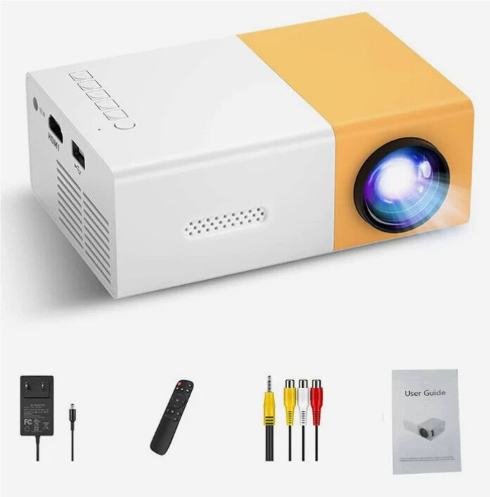 Home Office T300 Projector HD 1080P Miniature Mini