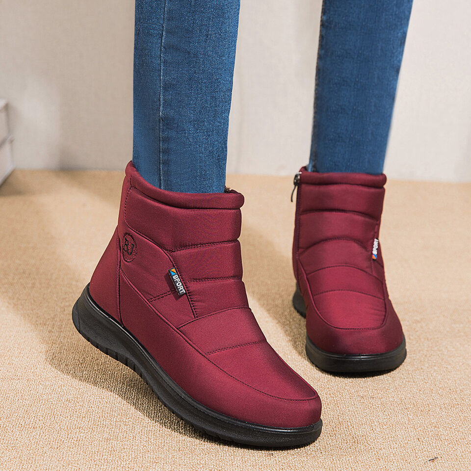 Ankle Boots For Women Non-slip Waterproof Snow Flat