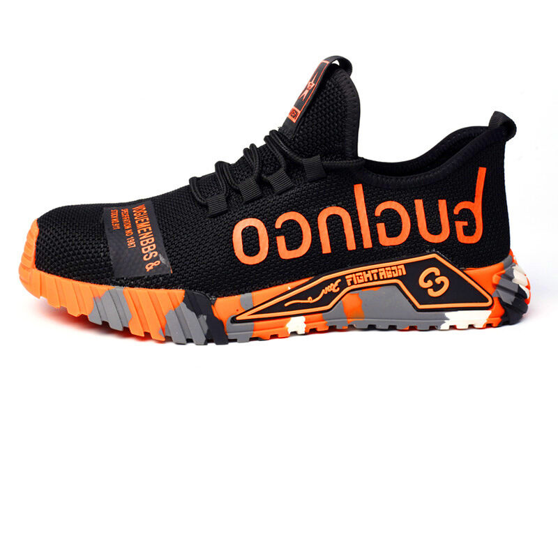 Indestructible Steel Toe Work Shoes For Men Letter