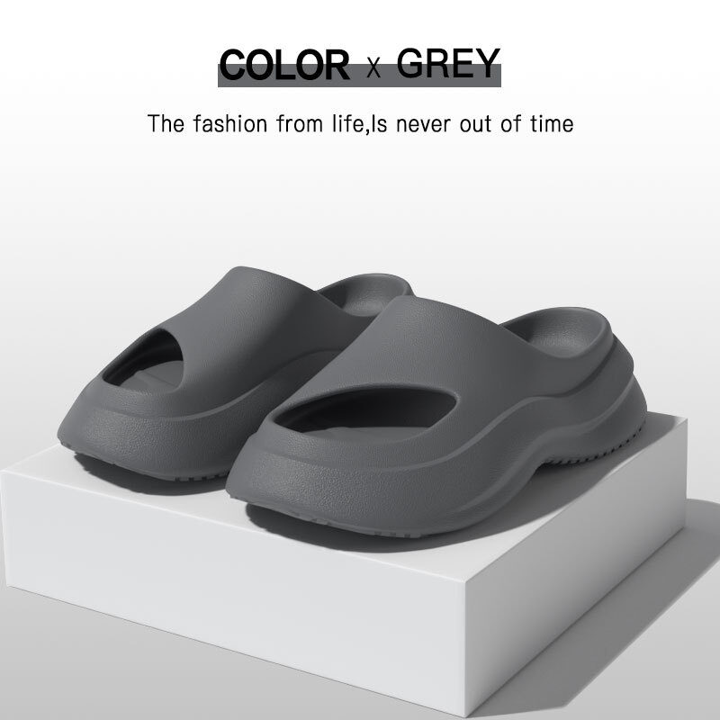 Garden Clogs Shoes Thick Heel Slippers Fashion Slip-on