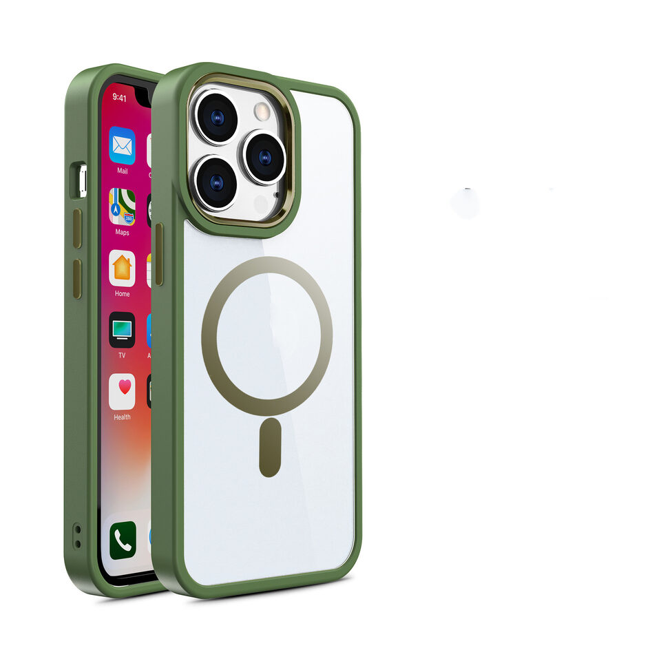 Magnetic Case Transparent Phone Protective Cover