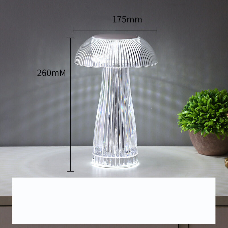 Creative Crystal Lamp Jellyfish Table Light Luxury Touch