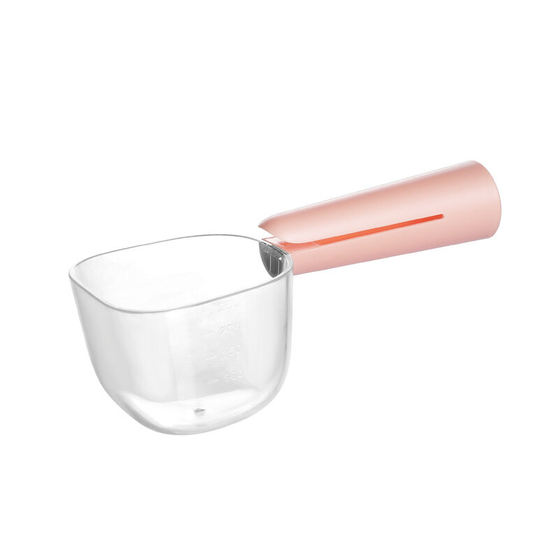 Universal Spoon Transparent Scale Dog Food Bag Clip