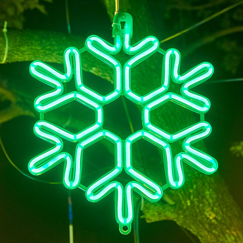 New Christmas Fashion LED Snowflake Light Waterproof Decoration
