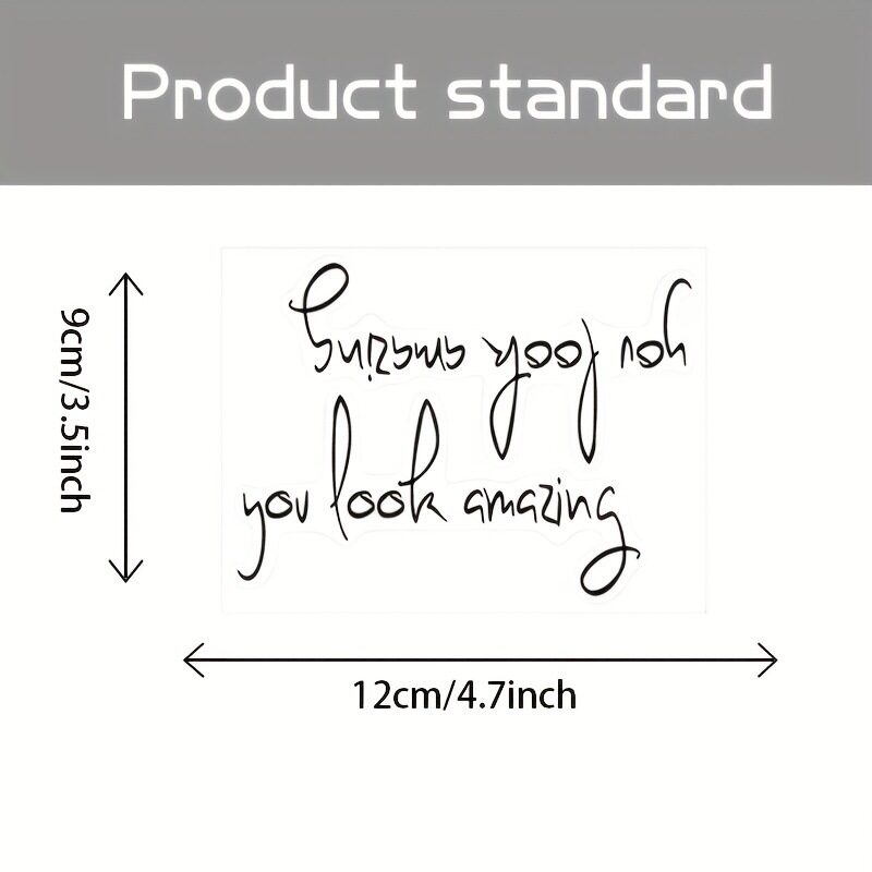 You Look Amazing Vinyl Wall Sticker Decor
