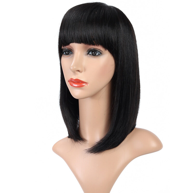European And American Wigs With Bangs Bob