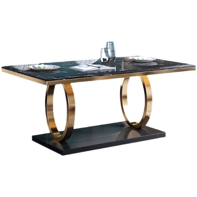 Modern Household Simple Slate Dining Table And Chair