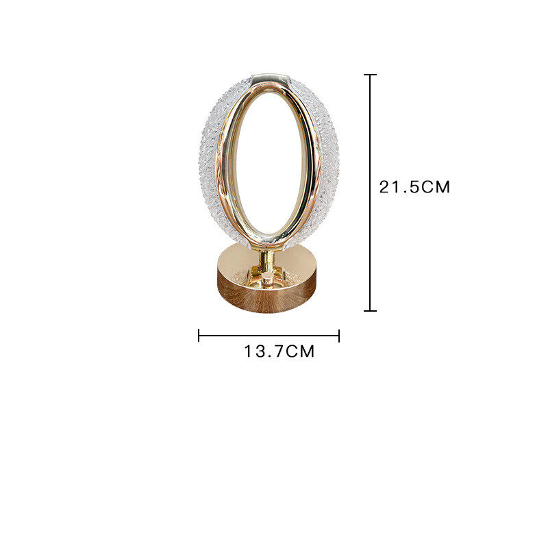 Star Eye Light Night Touch Crystal Acrylic Frame