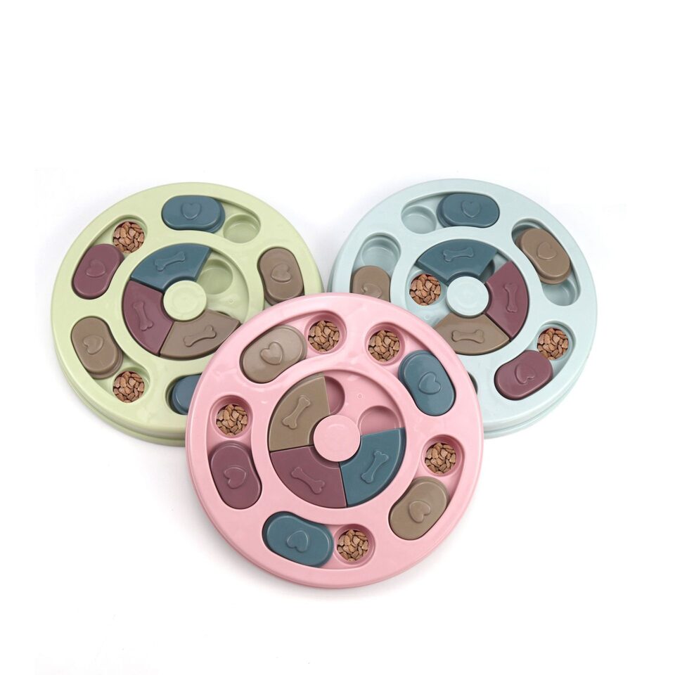 Pet Puzzle Toys Increase Interactive Slow Dispensing Feeding