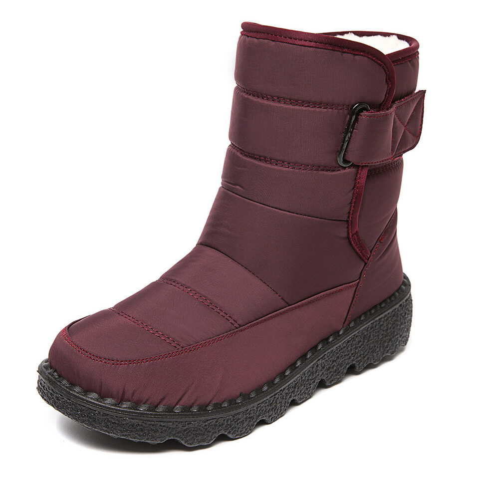 Snow Boots Winter Warm Plush Shoes Women Waterproof