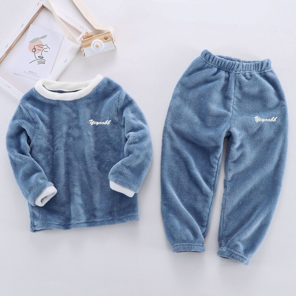Children's Suits Autumn And Winter Velvet Men Women