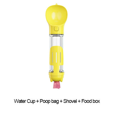 300 500ml Portable Multifunction Dog Water Bottle Food