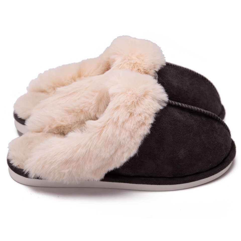 Fur Furry Slippers Women Winter Warm Plush House