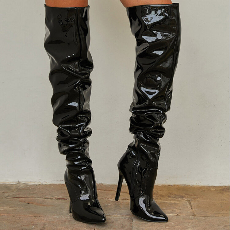 Knee High Long Boots Women Fashion Super Heel