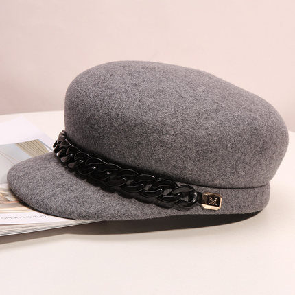 Hats Women's High-end Wool Cloth Retro