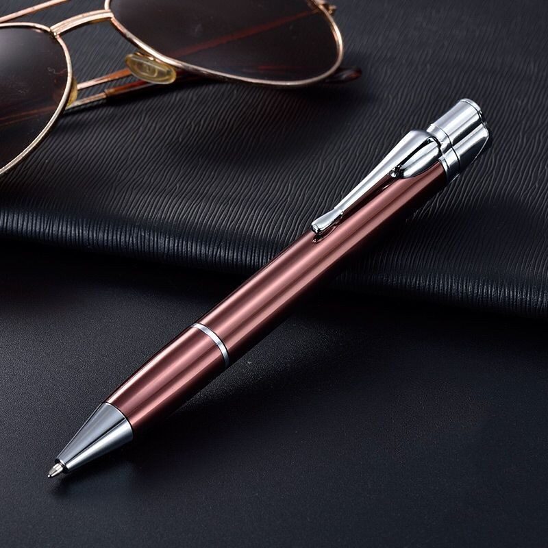 Creative Metal Signature Pen Lighter Windproof Gas Inflatable