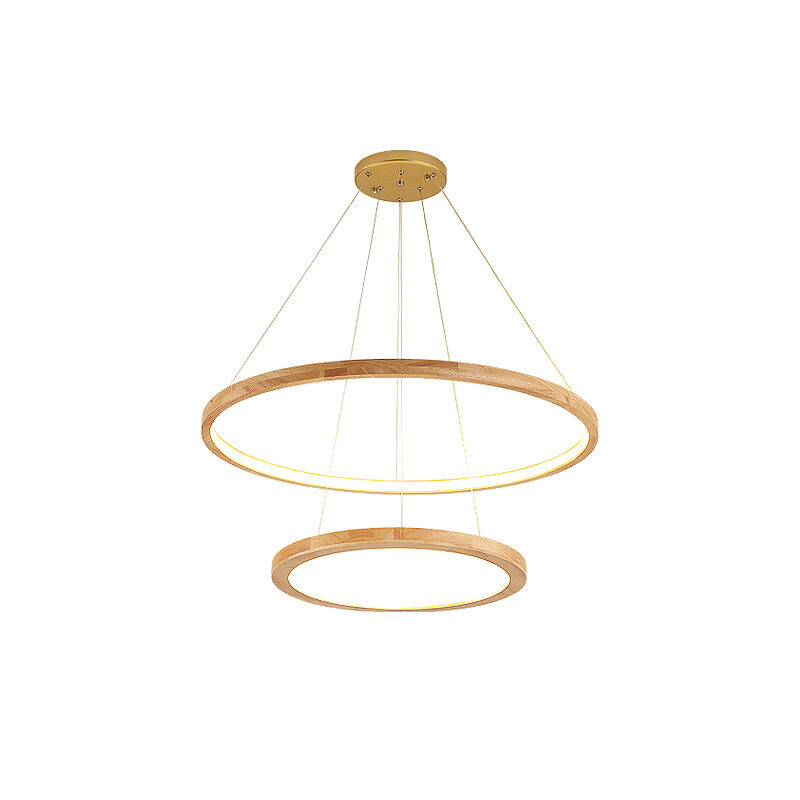 Log Japanese Living Room Tea Chandelier