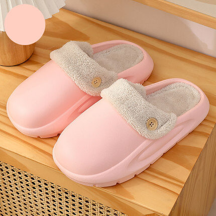 Detachable Washable Slippers Winter Warm House Shoes Bedroom