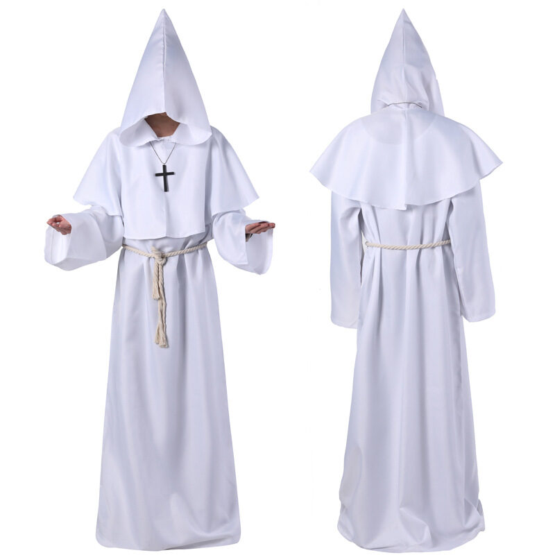 Halloween Costume Medieval Friar Wizard
