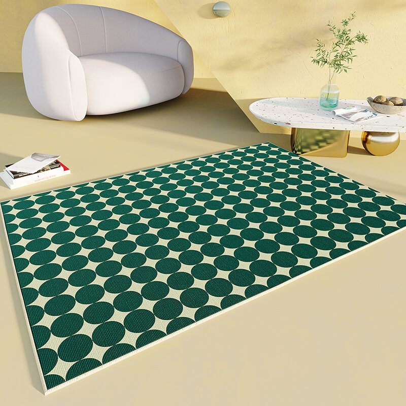 Room Checkerboard Rug Living Cloakroom