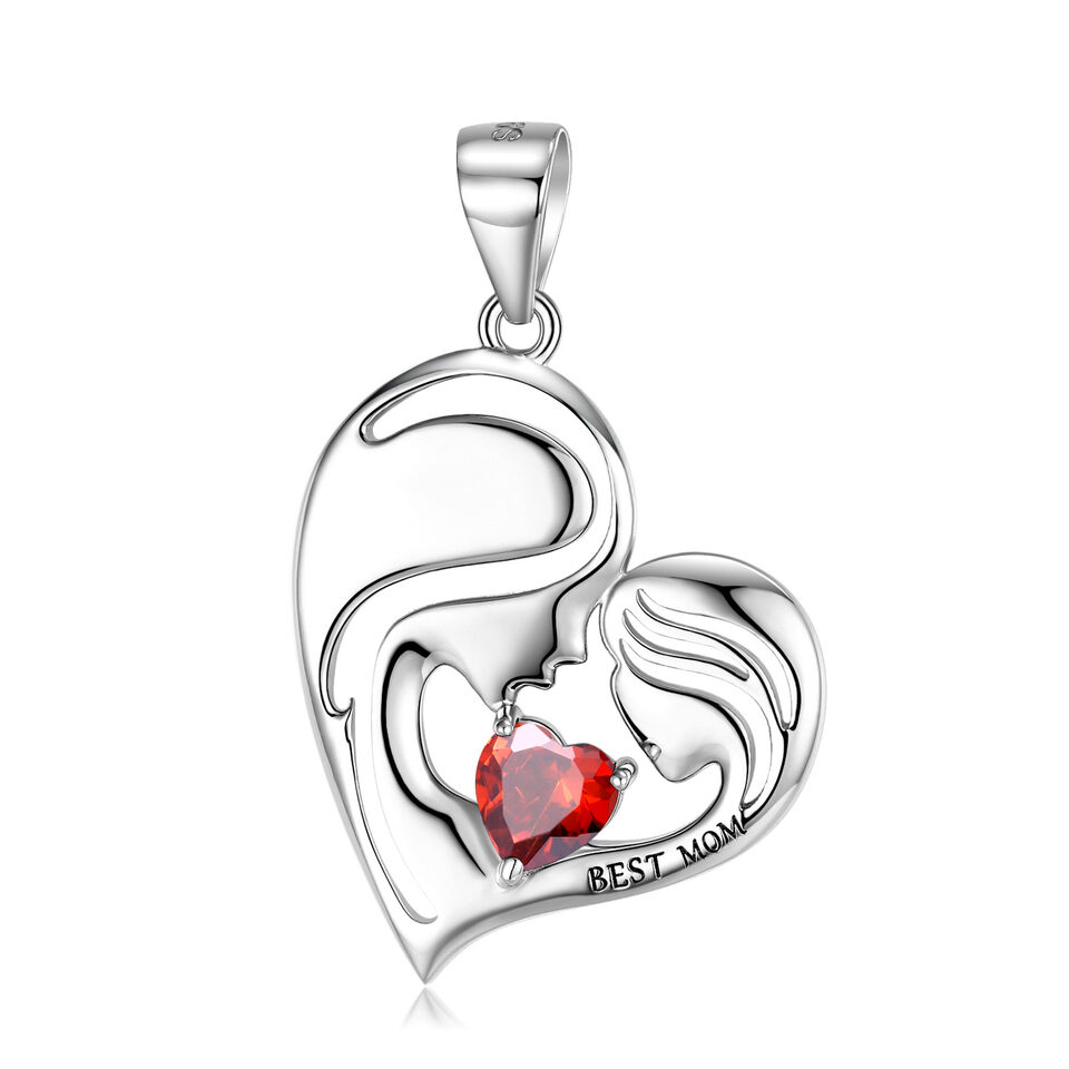 S925 Sterling Silver Best Mom Necklace Mother's Day