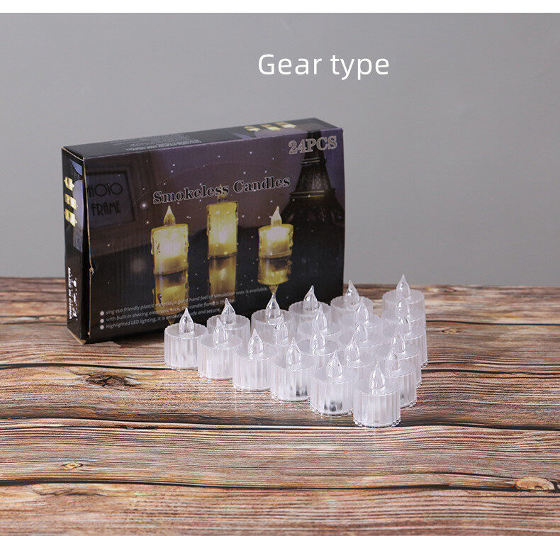 New Creative Festival Atmosphere Electronic Candles Christmas Home
