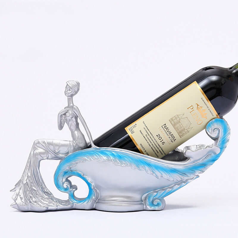 Red Wine Shelf Home Accessories Resin Crafts Decoration