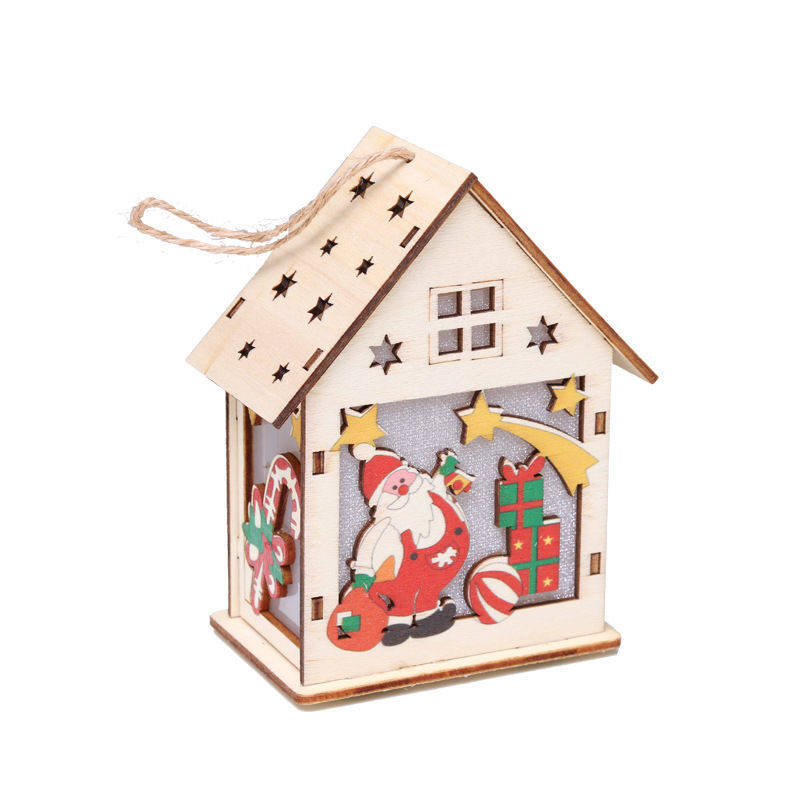 Luminous Christmas Decorations Wood With Lights