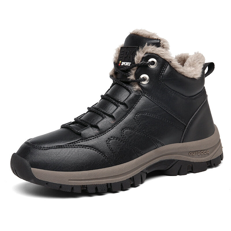 Winter Boots For Men Warm Leather Shoes