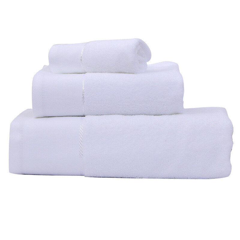 Cotton Towel Bath Three Piece Water Absorbing Gift