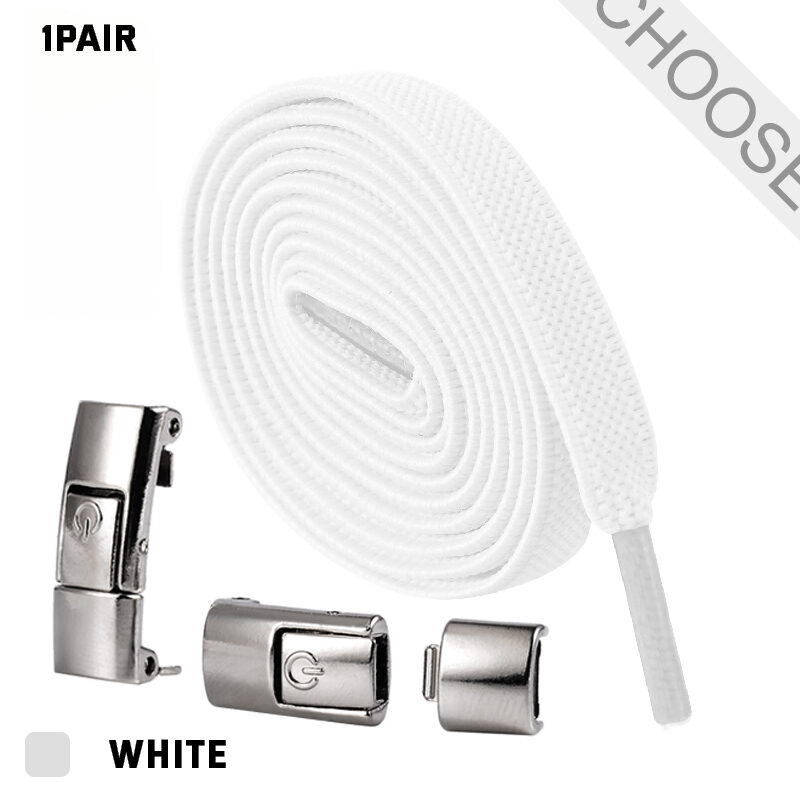 Press Lock Shoelaces Without Ties Elastic Laces Sneaker