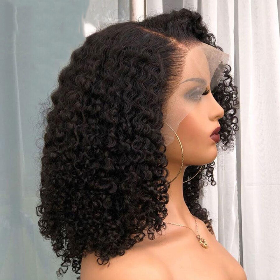 10A Short Brazilian Lace Front Bob Wig Human
