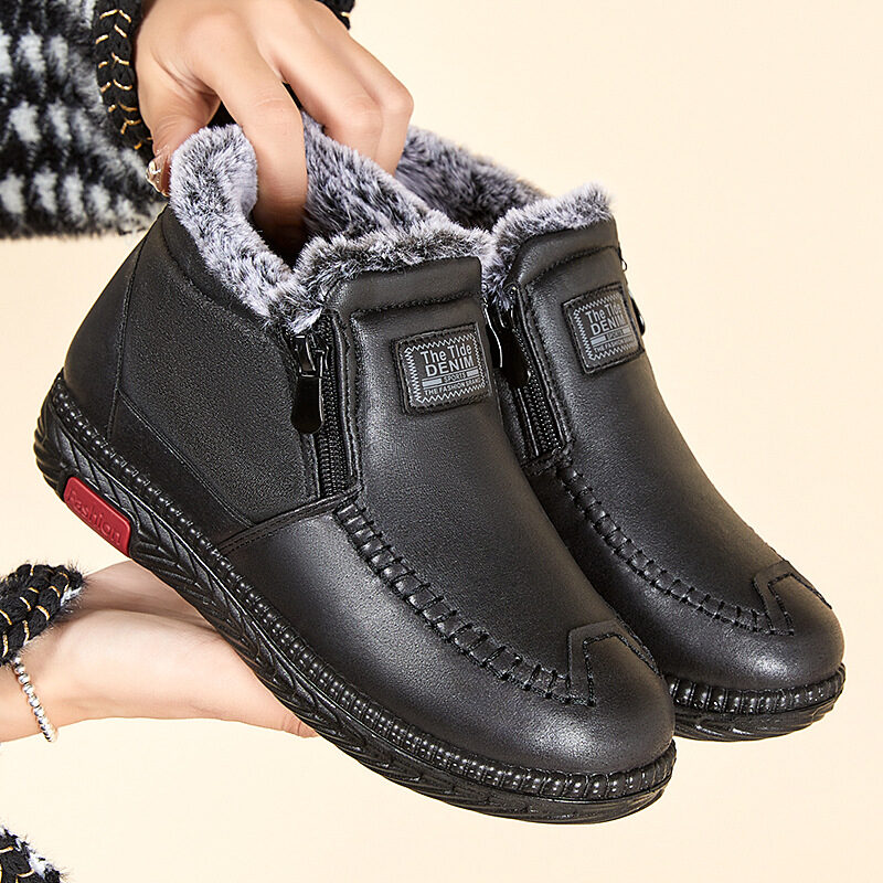 Plush Ankle Boots Winter Warm Shoes Gift