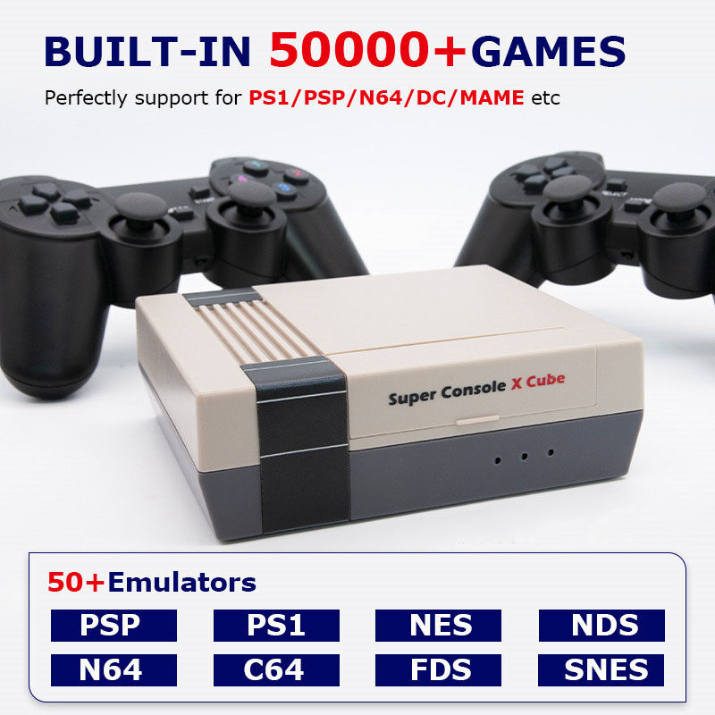 Retro Console Super Classic Red And White Machine