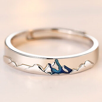 Twilight Couple Ring A Pair Of Silver Men