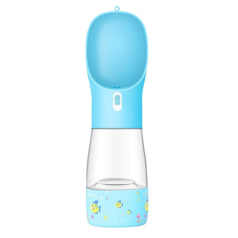 Pet Dog Water Bottle Feeder Bowl Portable Food